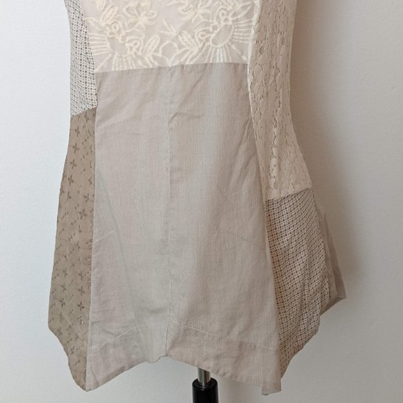 Cottagecore! Long Cotton Patchwork Tank - Picture 2 of 7